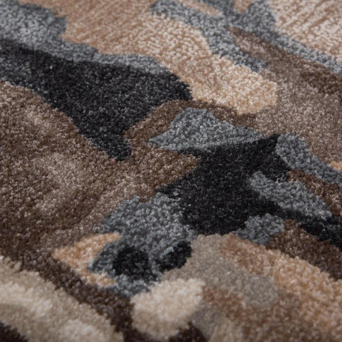 Rizzy Home Kinetic Tan KIN533 5 ft. X 8 ft. Rectangle Rug
