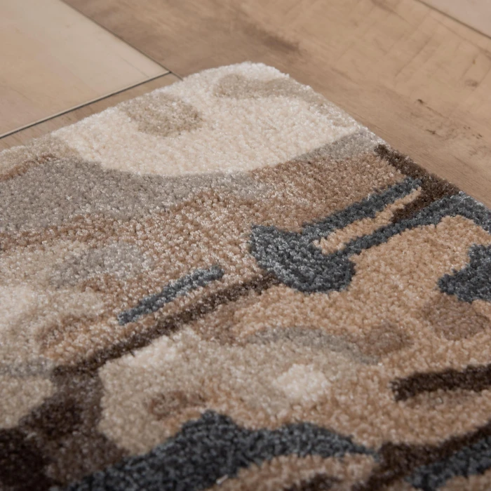Rizzy Home Kinetic Tan KIN533 5 ft. X 8 ft. Rectangle Rug