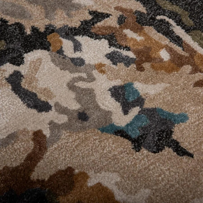 Rizzy Home Kinetic Tan/Multi KIN534 8 ft. 9 in. X 11 ft. 9 in. Rectangle Rug
