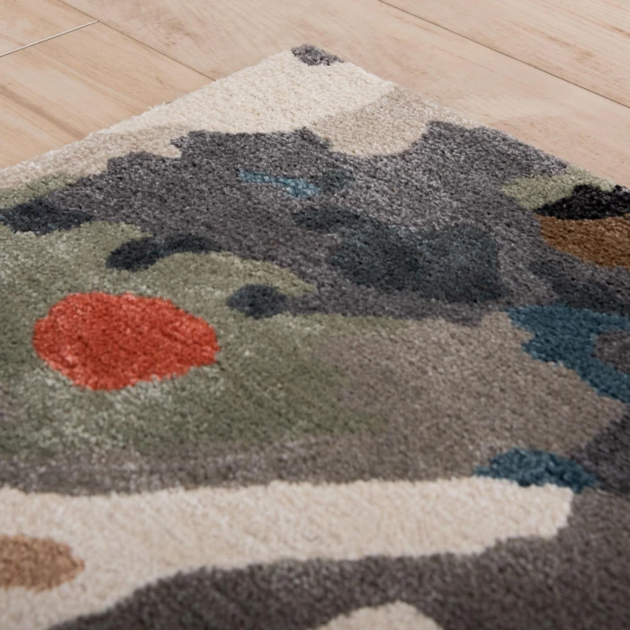 Rizzy Home Kinetic Charcoal KIN660 8 ft. 9 in. X 11 ft. 9 in. Rectangle Rug