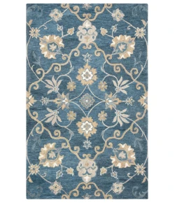Rizzy Home Leone LO9985 Blue Area Rug 10 ft. Round