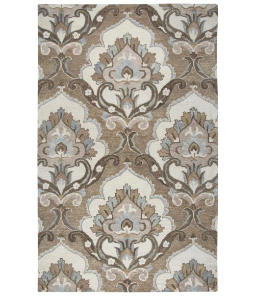 Rizzy Leone Area Rug LO9987 10' Round Mocha