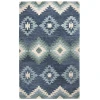 Rizzy Home Leone LO9997 Blue Area Rug 5 ft. X 8 ft. Rectangle