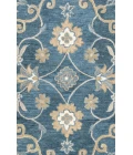 Rizzy Leone Area Rug LO9985 10' Round Blue