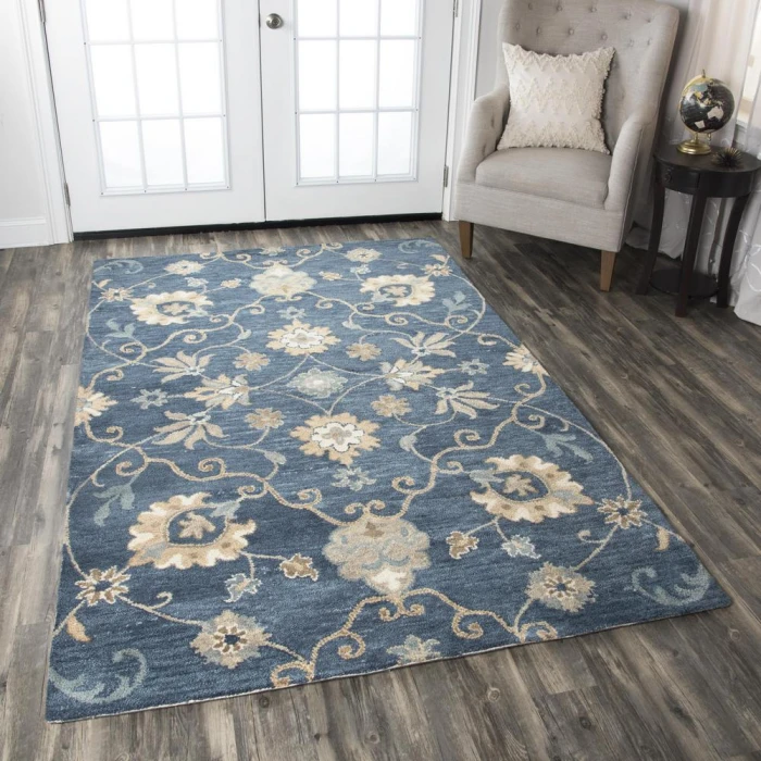Rizzy Leone Area Rug LO9985 9' x 12' Blue