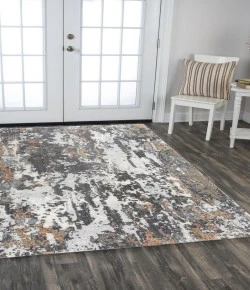 Rizzy Home Logan LOG736 Gray Area Rug 2 ft. 6 in. X 8 ft. RUNNER