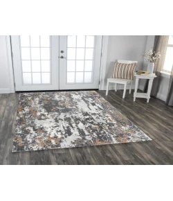 Rizzy Home Logan LOG736 Gray Area Rug 5 ft. 2 in. X 7 ft. 9 in. Rectangle