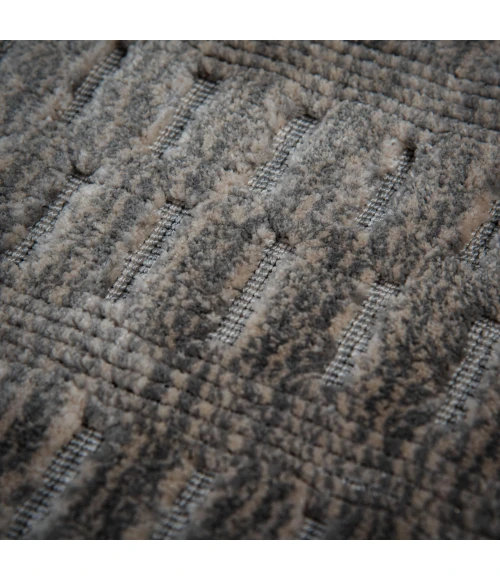 Rizzy Home Manhattan Gray MAH701 5 ft. X 8 ft. Rect. Rug