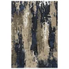 Rizzy Home Metro MET101 Beige / Blue Area Rug 7 ft. 6 in. X 9 ft. 6 in. Rectangle