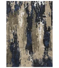 Rizzy Metro Area Rug MET101 7'6" x 9'6" Beige/Blue