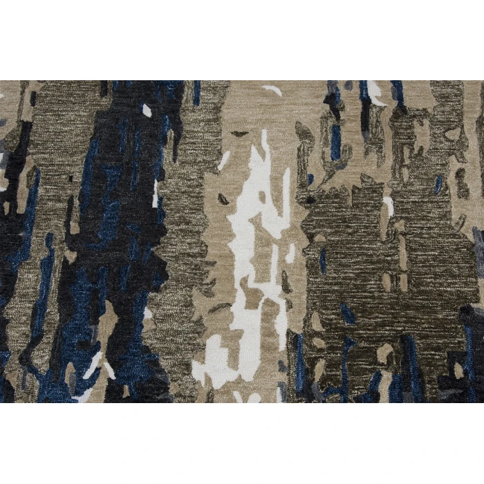 Rizzy Metro Area Rug MET101 7'6" x 9'6" Beige/Blue