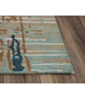Rizzy Metro Area Rug MET102 5' x 7'6" Gray/Multi