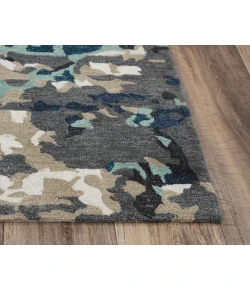 Rizzy Home Metro MET103 Gray / Multi Area Rug 5 ft. X 7 ft. 6 in. Rectangle