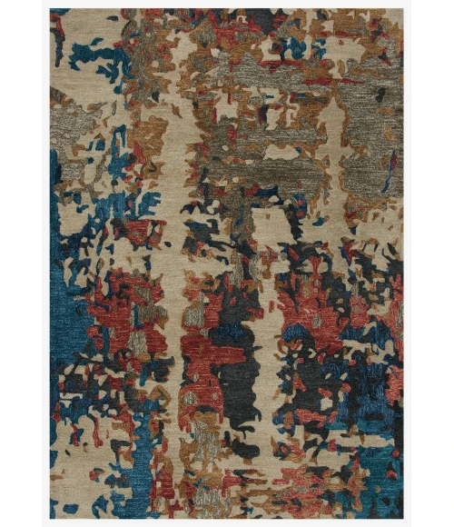 Rizzy Metro Area Rug MET104 5' x 7'6" Beige/Multi