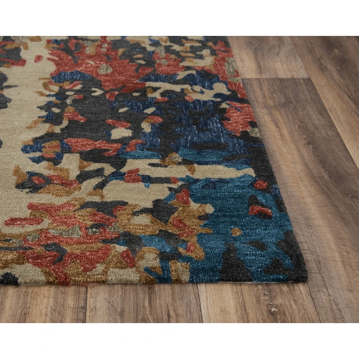 Rizzy Metro Area Rug MET104 5' x 7'6" Beige/Multi