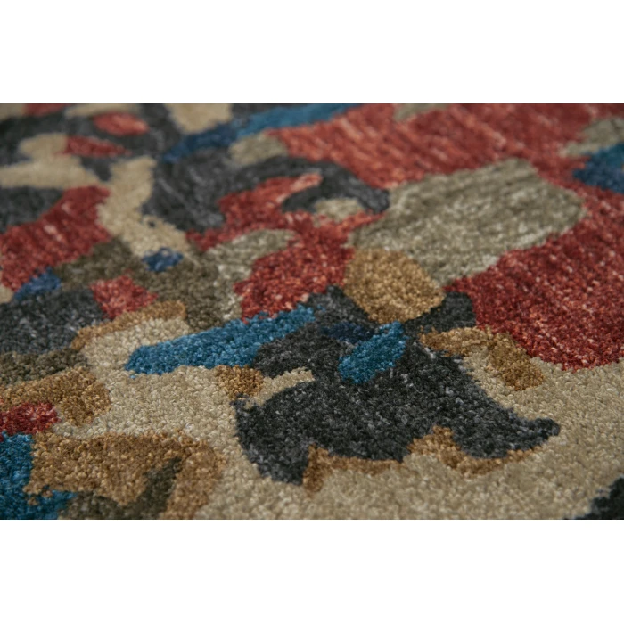 Rizzy Metro Area Rug MET104 5' x 7'6" Beige/Multi