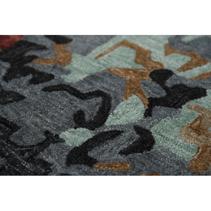 Rizzy Metro Area Rug MET105 8'6" x 11'6" Gray/Multi