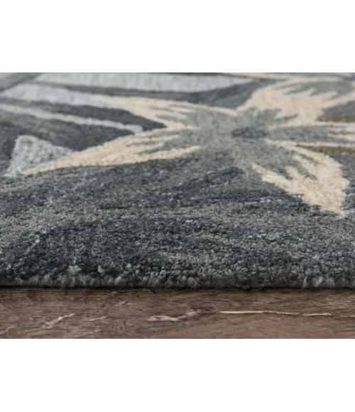 Rizzy Miramar Area Rug MIR967 8'9" x 11'9" Gray