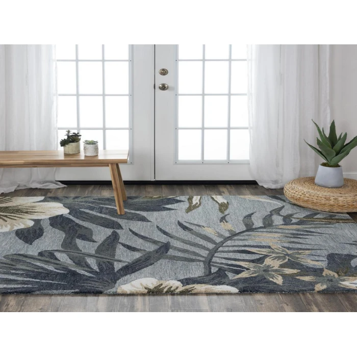 Rizzy Miramar Area Rug MIR967 5' x 7'6" Gray