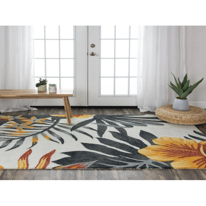 Rizzy Miramar Area Rug MIR968 7'9" x 9'9" Ivory