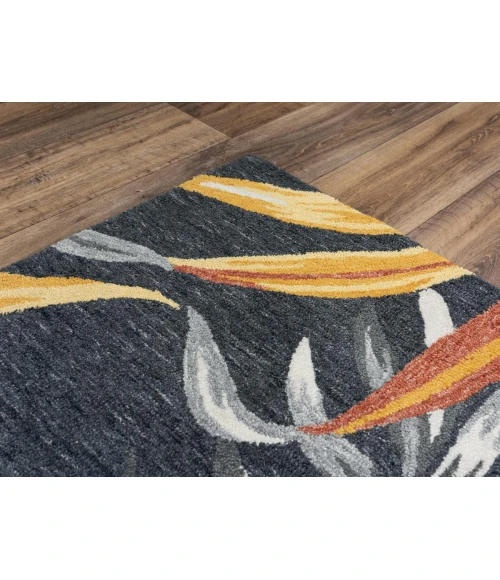 Rizzy Miramar Area Rug MIR969 7'9" x 9'9" Charcoal