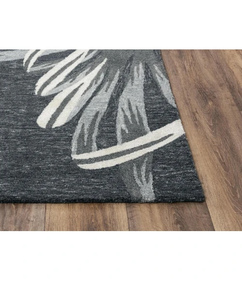 Rizzy Miramar Area Rug MIR969 7'9" x 9'9" Charcoal