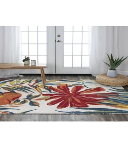 Rizzy Home Miramar MIR970 Ivory Area Rug 8 ft. 9 in. X 11 ft. 9 in. Rectangle