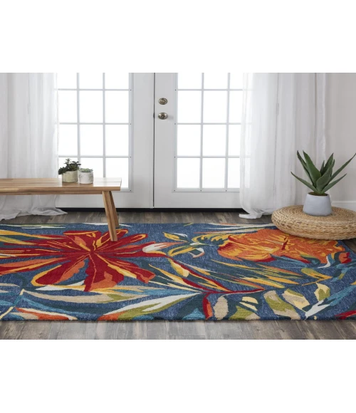 Rizzy Miramar Area Rug MIR971 8'9" x 11'9" Dk. Blue