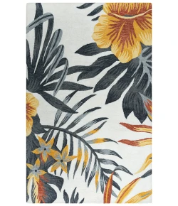 Rizzy Home Miramar MIR968 Ivory Area Rug 8 ft. 9 in. X 11 ft. 9 in. Rectangle