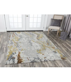 Rizzy Home Mod MO575A Gray / Multi Area Rug 10 ft. X 13 ft. Rectangle