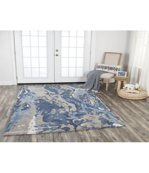 Rizzy Mod Area Rug MO867A 10' x 13' Blue