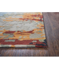 Rizzy Home Mod MO999A Tan / Multi Area Rug 2 ft. 6 in. X 8 ft. Rectangle