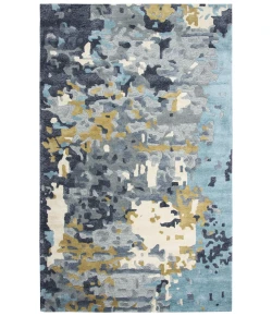 Rizzy Home Mod MO004B Gray / Beige Area Rug 8 ft. X 10 ft. Rectangle