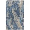 Rizzy Home Mod MO867A Blue / D. Blue Area Rug 10 ft. X 13 ft. Rectangle