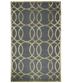 Rizzy Home Monroe ME078A Gray / Gold Area Rug 9 ft. X 12 ft. Rectangle