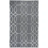 Rizzy Home Monroe ME313A Md.Gray / Silver Area Rug 3 ft. X 5 ft. Rectangle