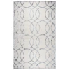 Rizzy Home Monroe ME315A Cream / Dark Gray Area Rug 3 ft. X 5 ft. Rectangle
