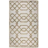 Rizzy Home Monroe ME317A Cream / Tan Area Rug 5 ft. X 8 ft. Rectangle