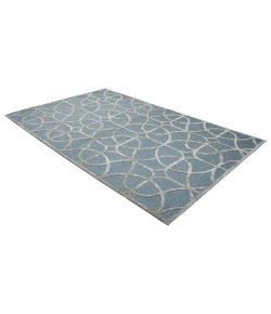 Rizzy Home Monroe ME319A Denim / Gray Area Rug 8 ft. X 10 ft. Rectangle