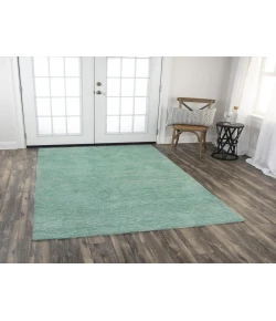 Rizzy Home Mason Park MPK105 Aqua Area Rug 7 ft. 6 in. X 9 ft. 6 in. Rectangle