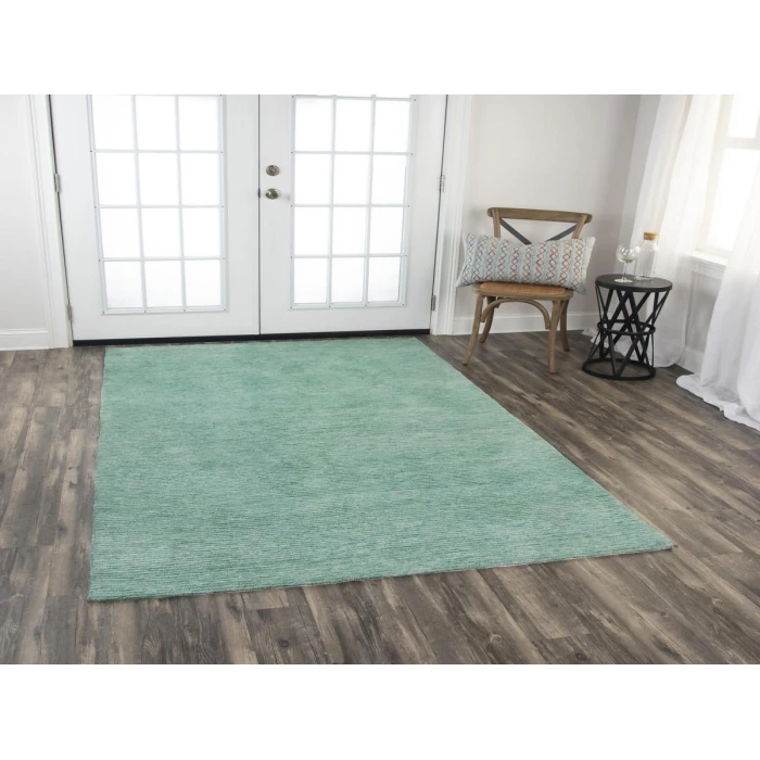 Rizzy Mason Park Area Rug MPK105 8'6" x 11'6" Aqua / Blue