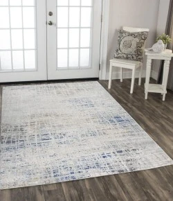Rizzy Home Marquise MRQ843 Gray Area Rug 5 ft. 2 in. X 7 ft. 3 in. Rectangle