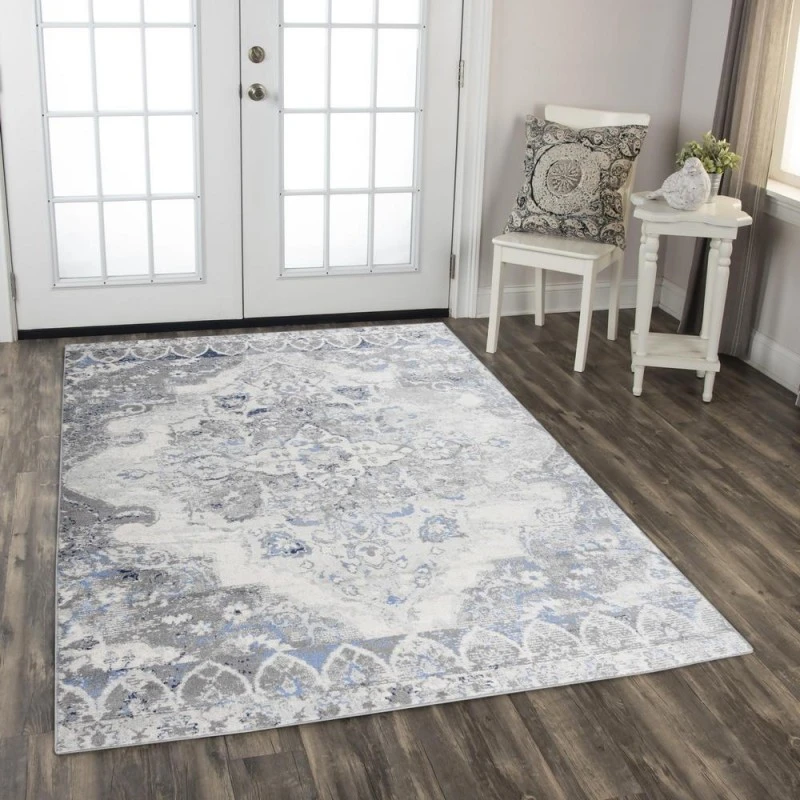 Rizzy Marquise MRQ844 Gray Area Rug