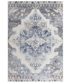 Rizzy Home Marquise MRQ845 Blue Area Rug 5 ft. 2 in. X 7 ft. 3 in. Rectangle