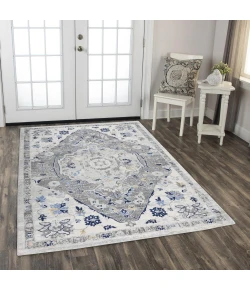 Rizzy Home Marquise MRQ847 Gray Area Rug 2 ft. 6 in. X 7 ft. 3 in. RUNNER