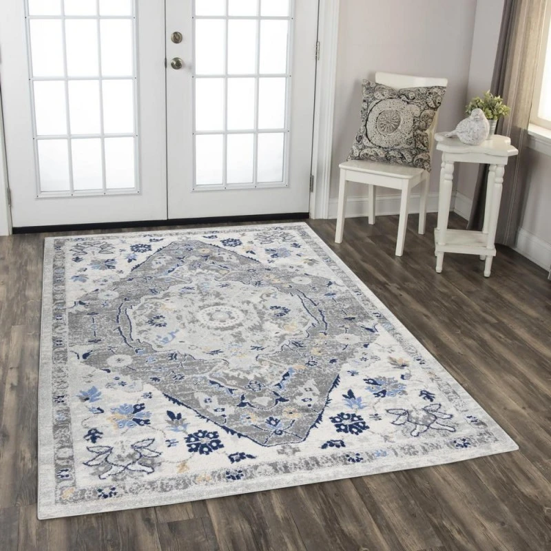 Rizzy Marquise MRQ847 Gray Area Rug
