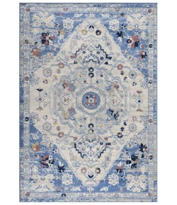 Rizzy Home Marquise MRQ848 Blue Area Rug 5 ft. 2 in. X 7 ft. 3 in. Rectangle