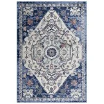 Rizzy Home Marquise MRQ850 Blue Area Rug 5 ft. 2 in. X 7 ft. 3 in. Rectangle