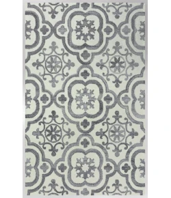 Rizzy Home Matrix MRX102 Gray Area Rug 8 ft. 6 in. X 11 ft. 6 in. Rectangle