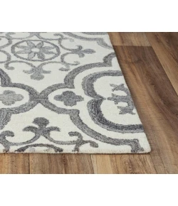 Rizzy Home Matrix MRX102 Gray Area Rug 5 ft. X 7 ft. 6 in. Rectangle